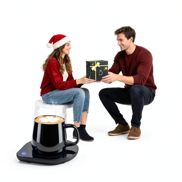 YEEWELL Coffee Mug Warmer Adjustable Temperature Desk Heater-8