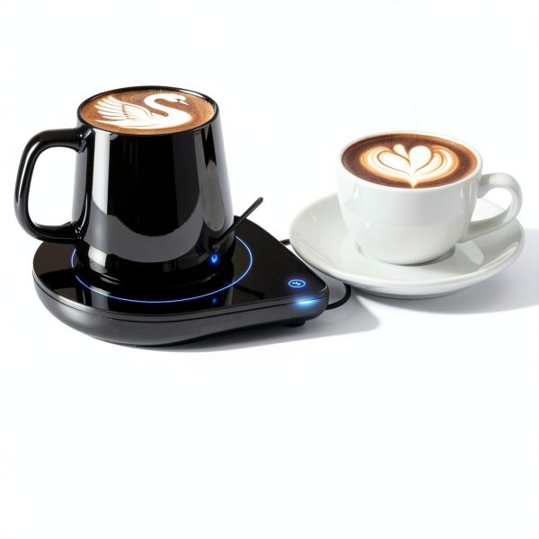 YEEWELL Coffee Mug Warmer Adjustable Temperature Desk Heater-5