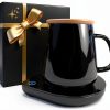 YEEWELL Coffee Mug Warmer Adjustable Temperature Desk Heater-0