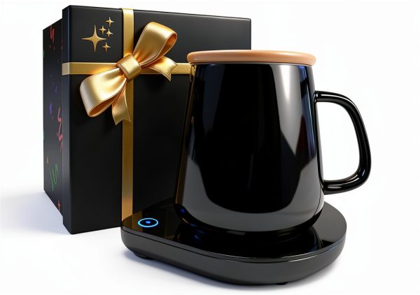 YEEWELL Coffee Mug Warmer Adjustable Temperature Desk Heater-0