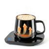 YEEWELL Coffee Mug Warmer Adjustable Temperature Desk Heater-2