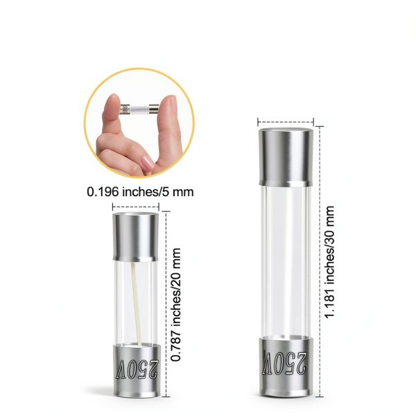 Upvivi Glass Fuse Assortment 5x20mm and 6x30mm-2
