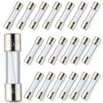 BOJACK 20 Pcs High Quality Fast-blow Glass Fuses 5x20mm 4A-0