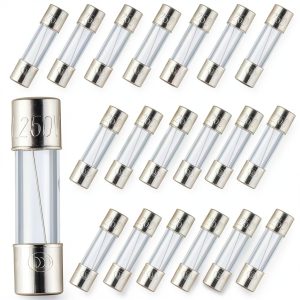 BOJACK 20 Pcs High Quality Fast-blow Glass Fuses 5x20mm 4A-0