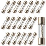 BOJACK 20pcs Slow‑blow Glass Fuse 2A 250V High Quality for-0