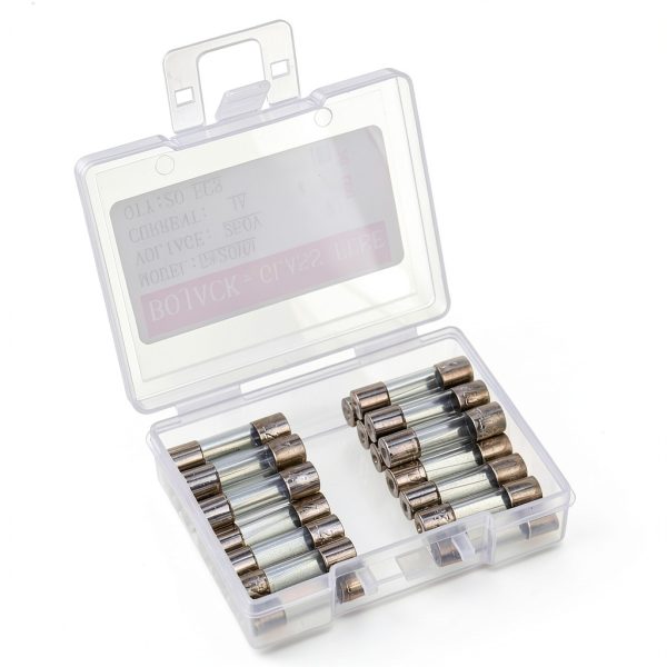 BOJACK 20 Pcs High Quality Fast-blow Glass Fuses 5x20mm 4A-1