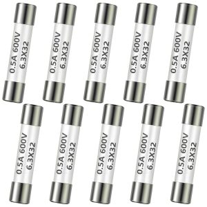 Kingdder 0.5A 600V Fast Blow Action Multimeter Fuses-0