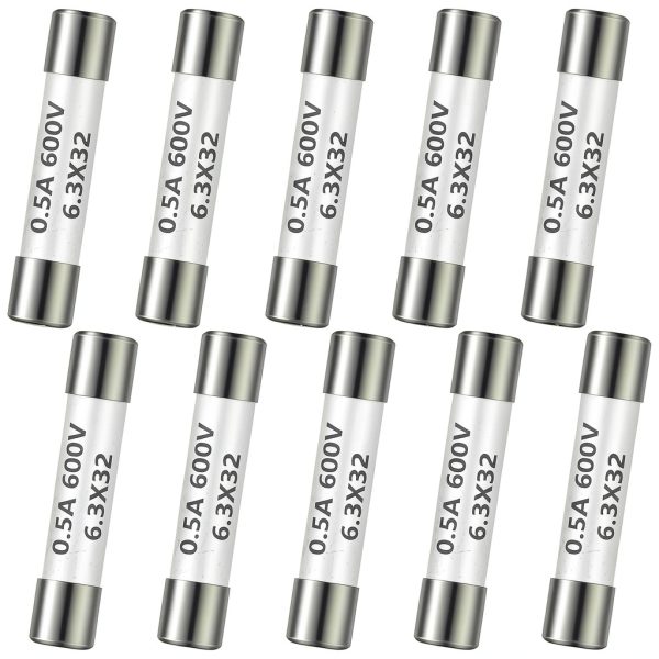 Kingdder 0.5A 600V Fast Blow Action Multimeter Fuses-0