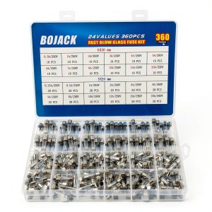 BOJACK Glass Fuse Assortment Kit for Tools-0