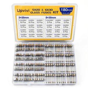 Upvivi Glass Fuse Assortment 5x20mm and 6x30mm-0