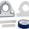 Ymiko 1mm Masking Tape Cutter Paint Applicator Set with 5 Blue Rolls-4