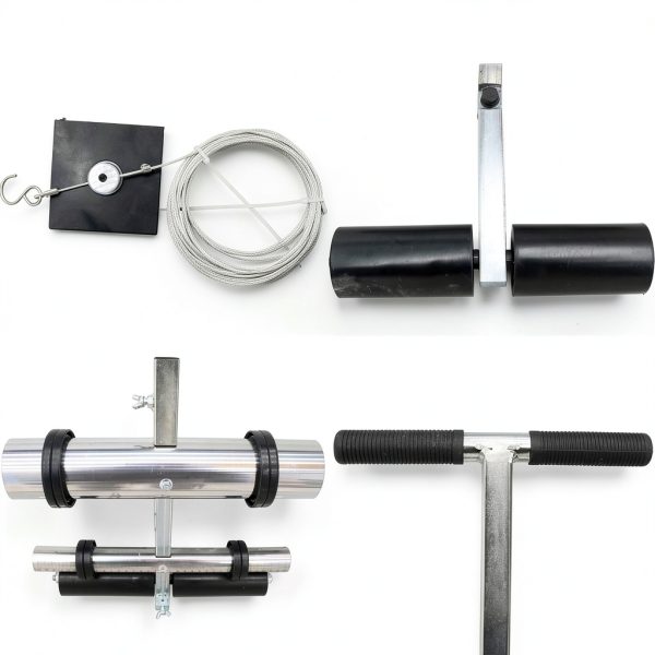 Hand-Push Tape Marking Machine PreAsion Tape Applicator Rubber Roller-5
