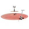 Floor Tape Applicator Court Line Tape Machine Paint Tape Applicator Can Be Used for Floor Markings Such As Tiles Concrete Asphalt etc You Can Draw The Iines and Circles You Want-1