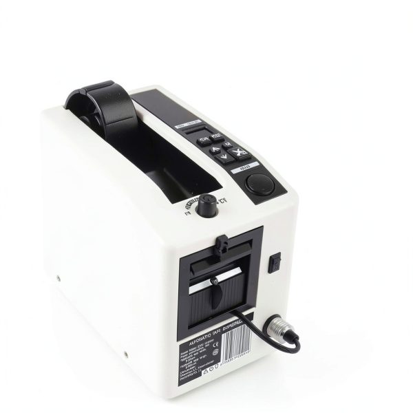 Electric Tape Cutting Machine, Automatic Tape Dispenser Cutting 8-50mm Width 999mm Cutting Length, Ribbon Cutting Machine for Wrapping/Packing Office Shipping, Businesses, Home Use-3