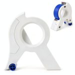 Portable Painter's Tape Applicator iayokocc with Rounded Grip – White-0
