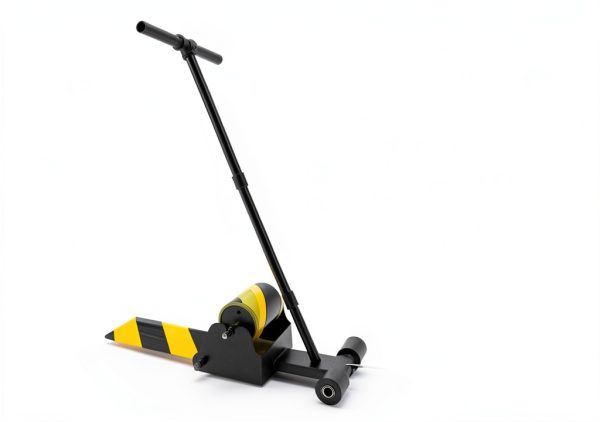 BAUSATZ Manual Floor Tape Marking Machine with Rubber Roller for Lane-1