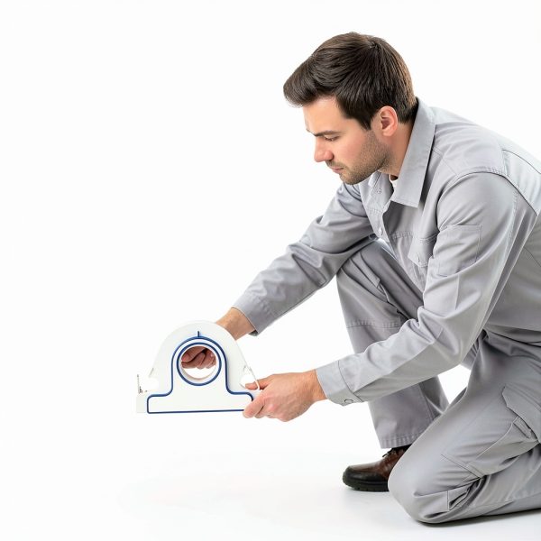 Masking Master Tape Dispenser 25mm by Mkasbn with Built-in Scraper-4