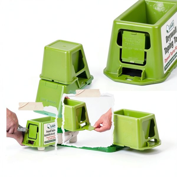 Buddy Tools TapeBuddy Drywall Taping Tool - Green HDPE Banjo Dispenser-5