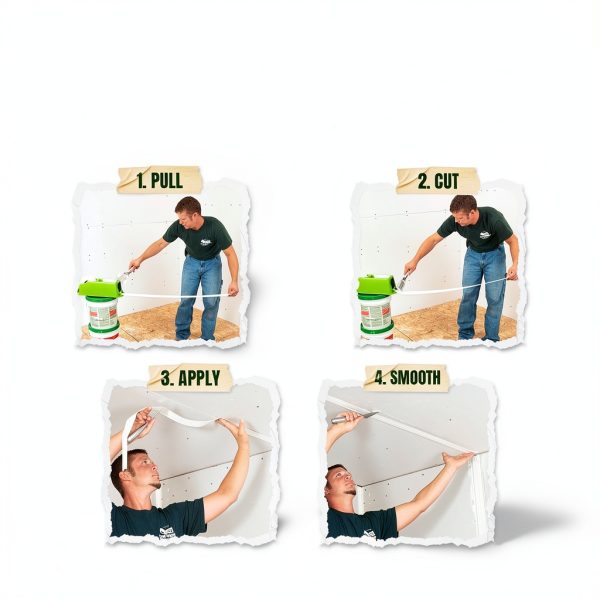 Buddy Tools TapeBuddy Drywall Taping Tool - Green HDPE Banjo Dispenser-3