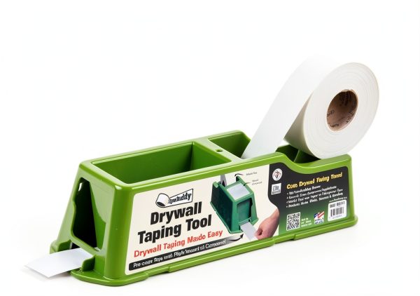 Buddy Tools TapeBuddy Drywall Taping Tool - Green HDPE Banjo Dispenser-1