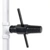 Integrated Internal & External Pipe Threading Tool with Screw Extractor & Sealant Tape Dual-Function PVC Pipe Threader Kit, Electric Drill Compatible for Plumbing, DIY 1/2"+ 3/4"(COLOR:silver)-7