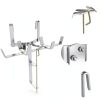 Aluminum Drywall Mud Pan Holder with Tape Spool, IRONDIY Hands-Free-2