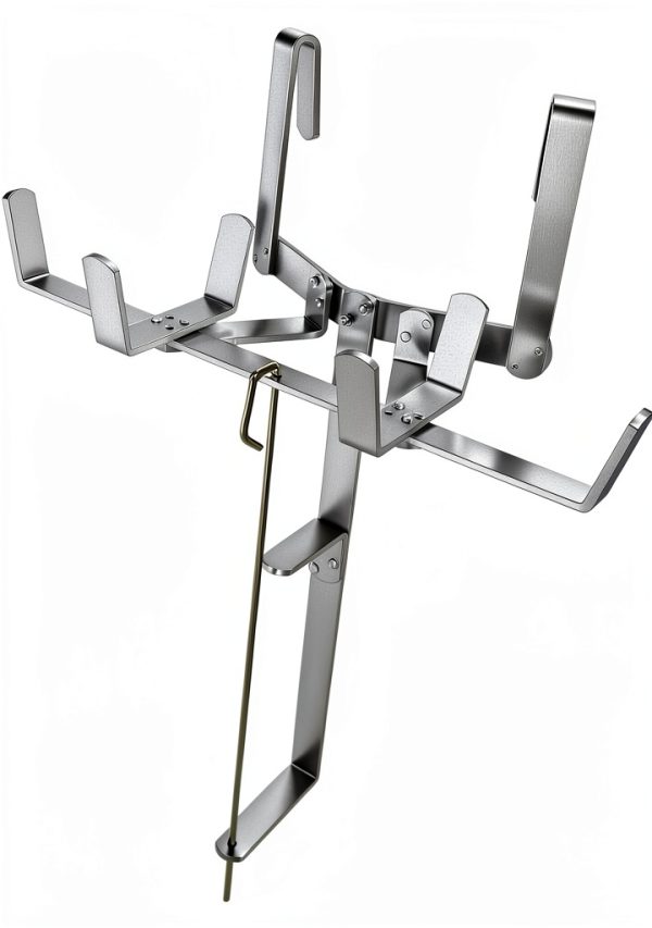 Aluminum Drywall Mud Pan Holder with Tape Spool, IRONDIY Hands-Free-0